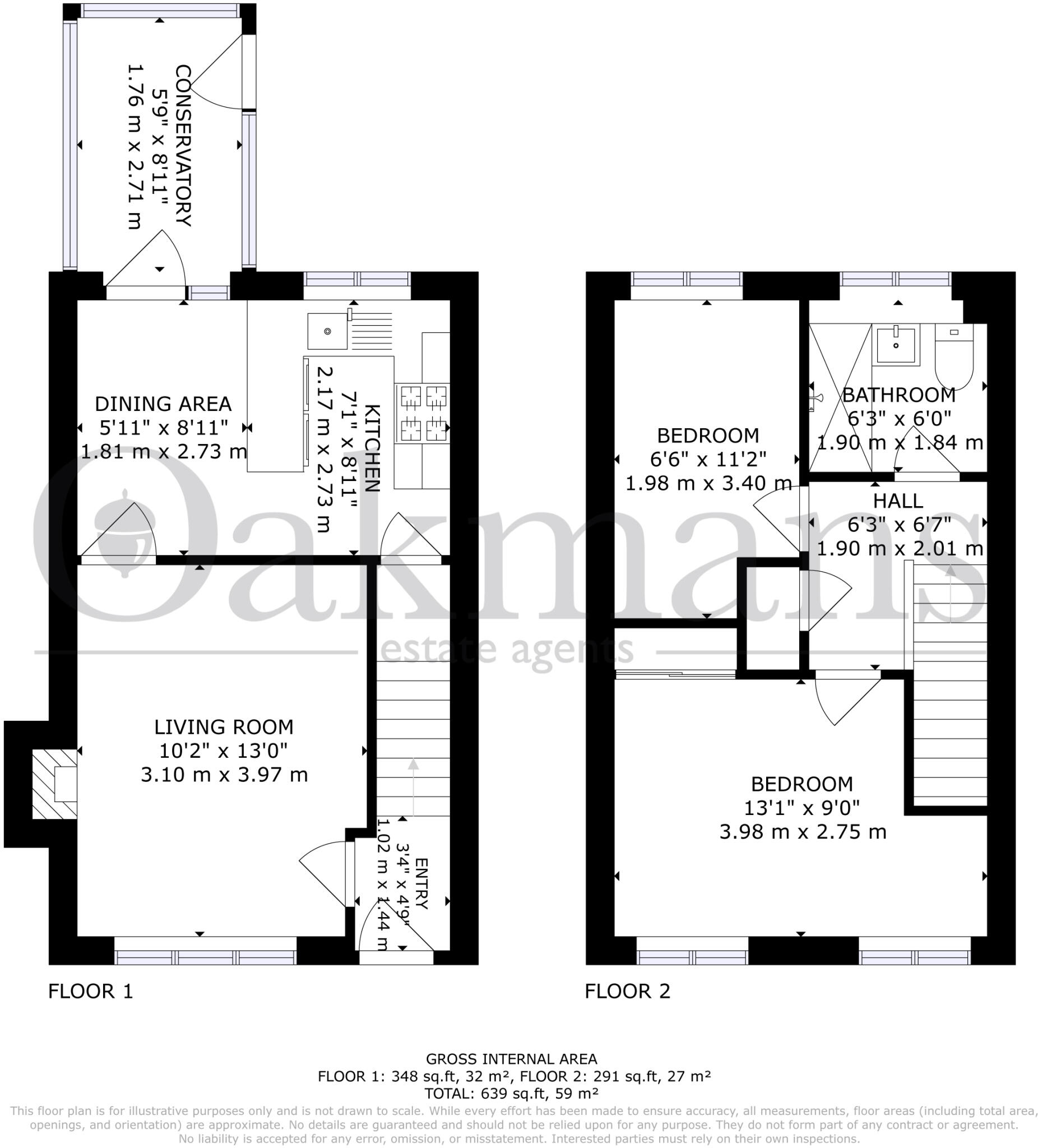 Hawkes Close, Birmingham, B30 floorplan