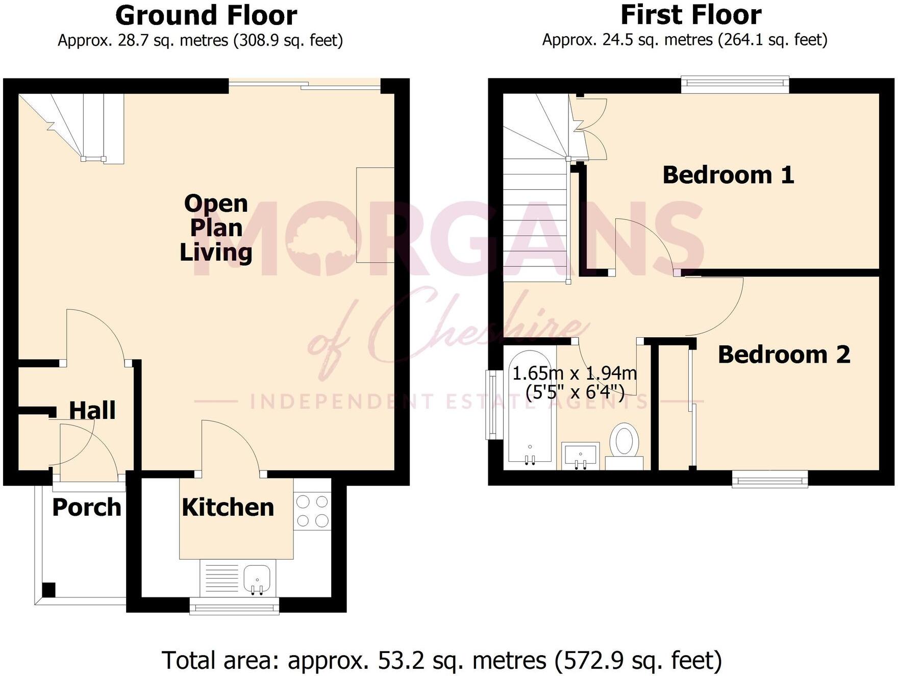 Silverdale, Northwich, CW8 floorplan
