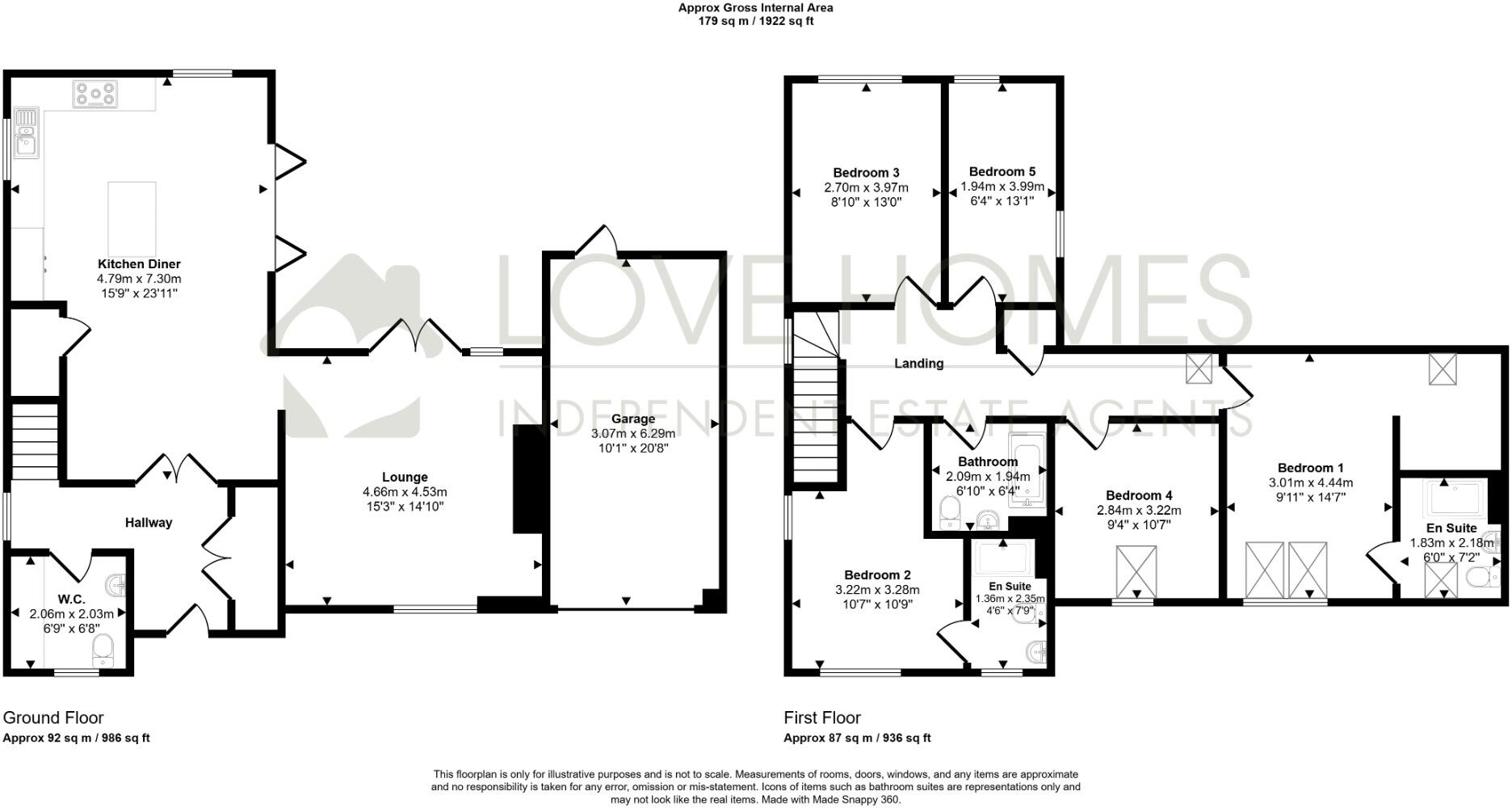 Calder Grove, Forton, Preston floorplan
