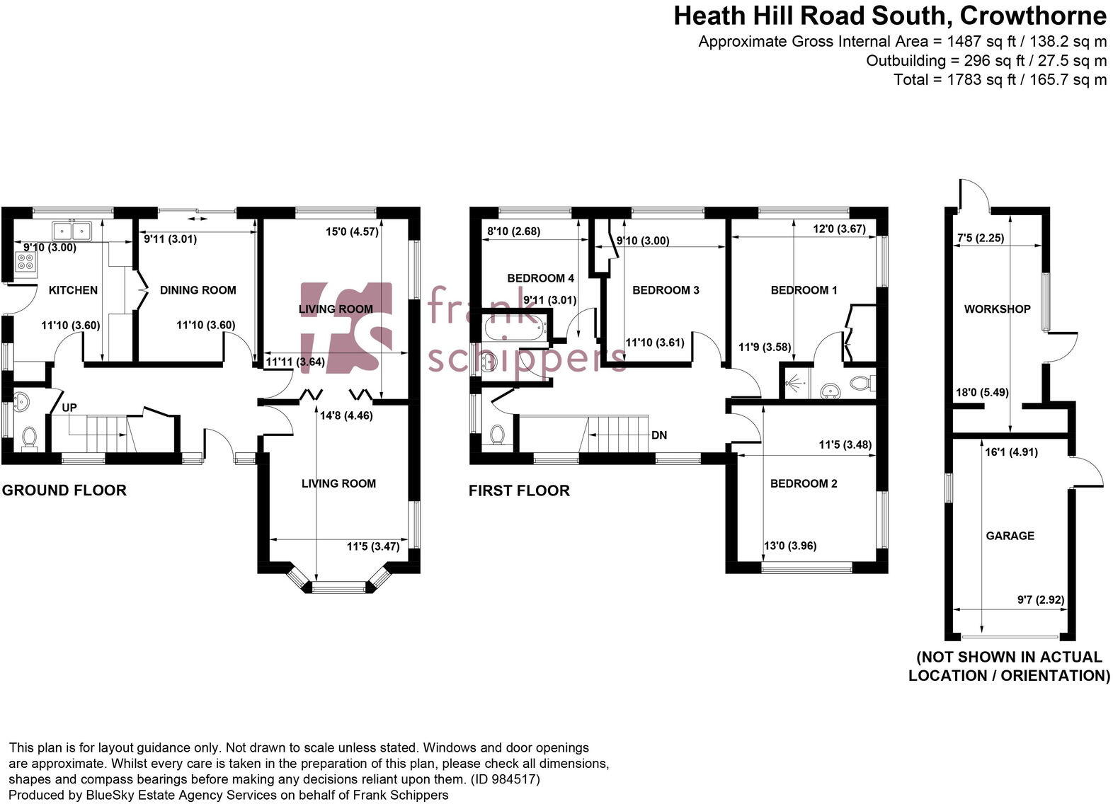 Heath Hill Road South, Crowthorne, RG45 7BW floorplan
