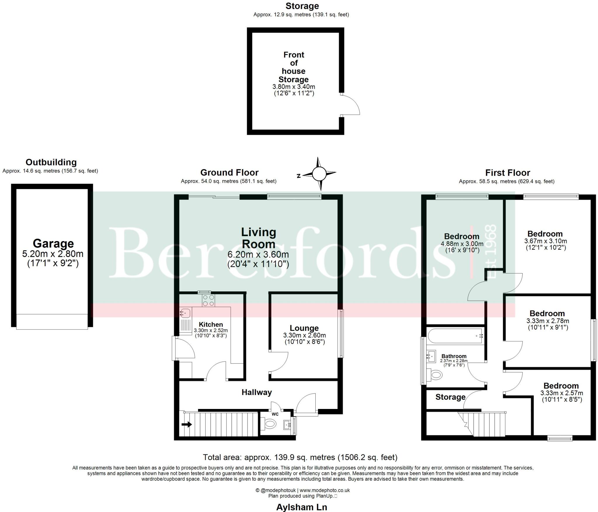 Aylsham Lane, Romford, RM3 floorplan