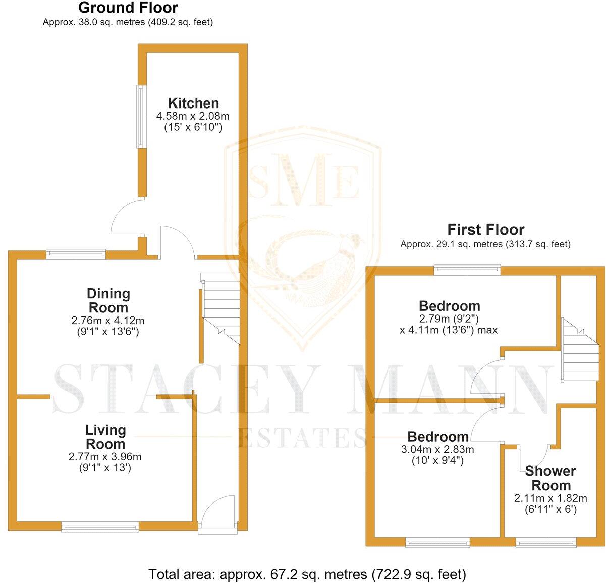 Treneglos Terrace, Gulval, TR18 floorplan