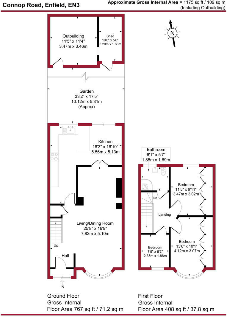 Connop Road, Enfield floorplan