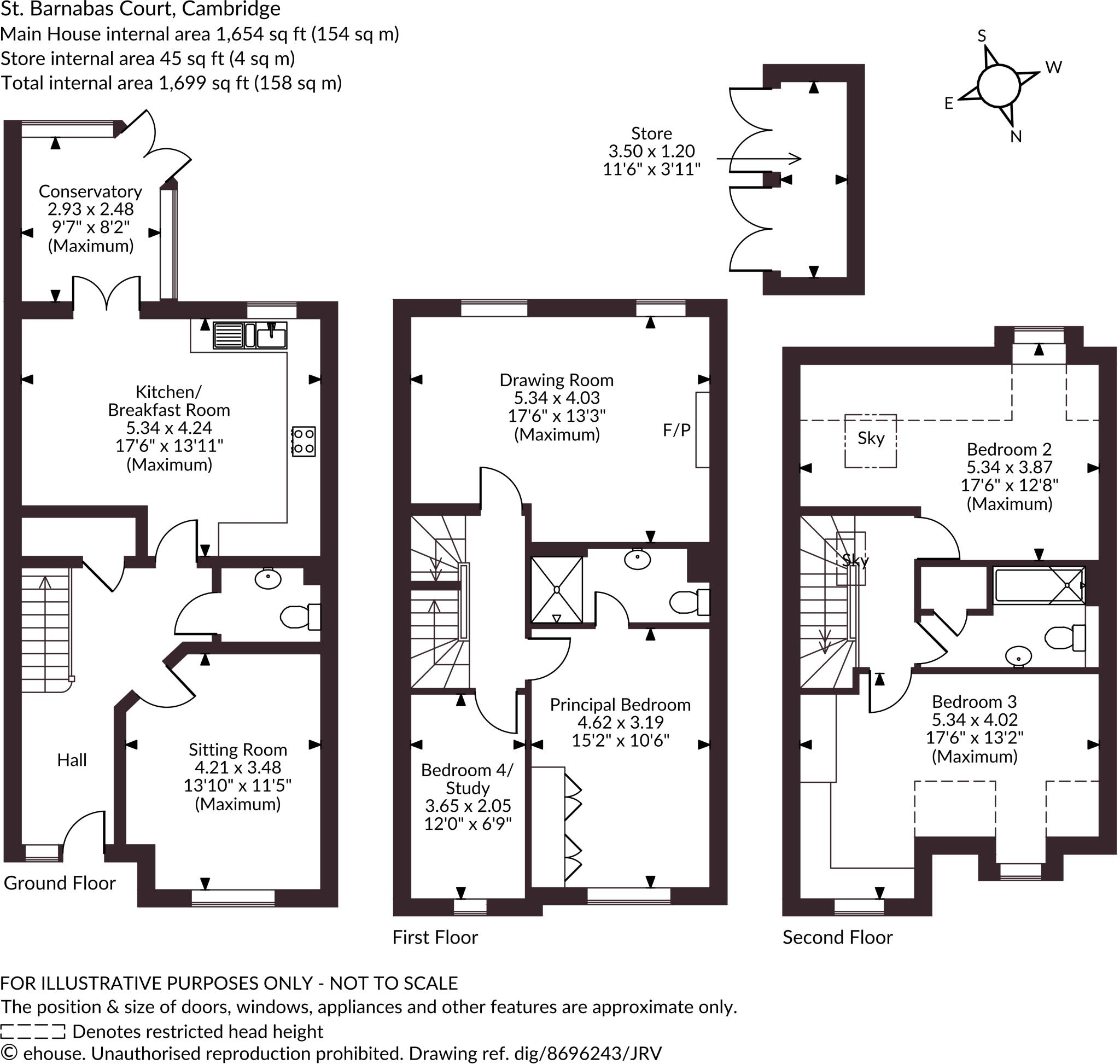 St. Barnabas Court, Cambridge, Cambridgeshire floorplan