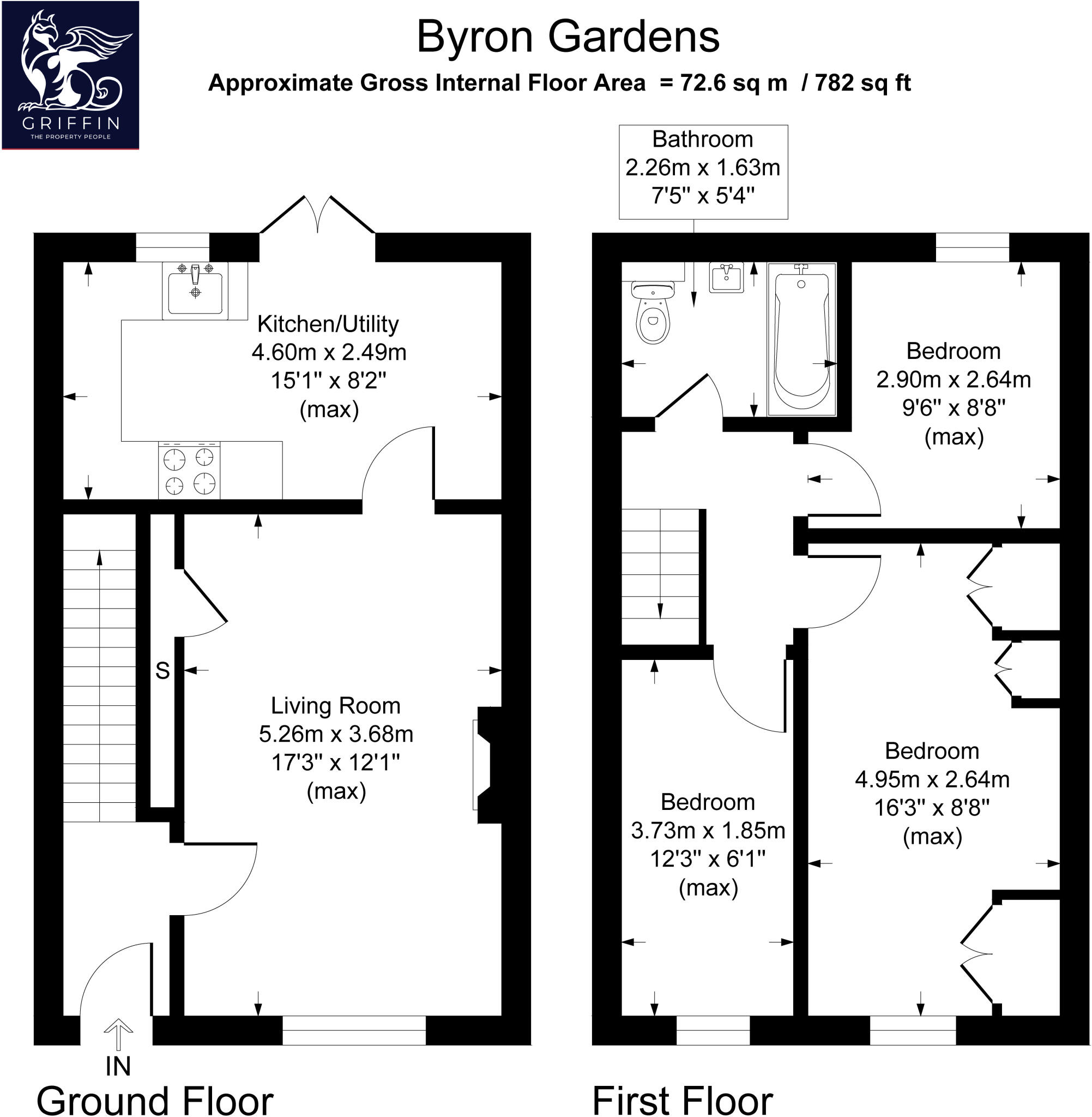 Byron Gardens, Tilbury, RM18 floorplan