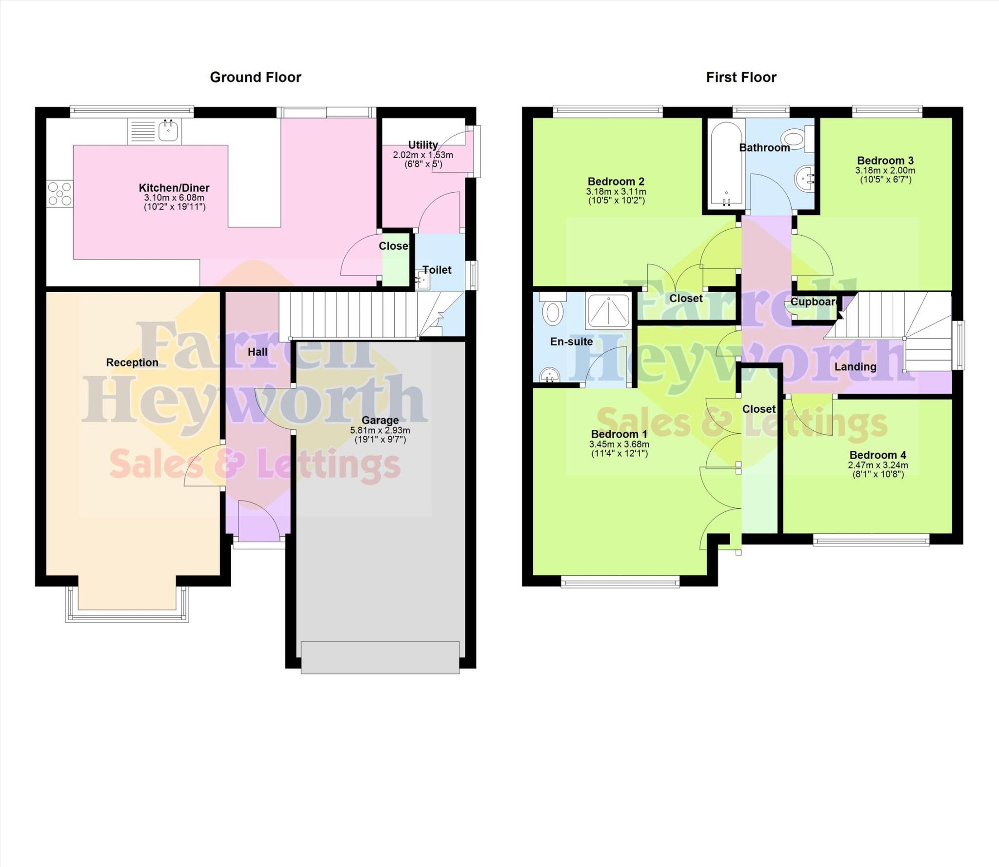 Grasmere Avenue, Farington, Leyland floorplan