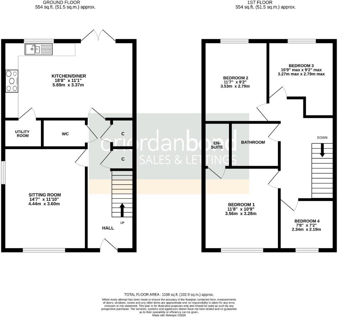 Mayfly Road, Pineham Village, Northampton NN4 floorplan