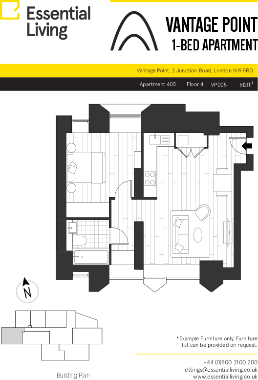 Vantage Point, Junction Road, Islington, London floorplan