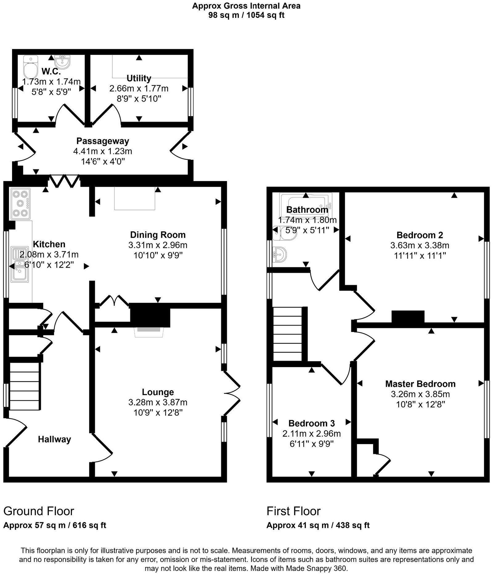 Summerlands Road, Weston-Super-Mare, BS23 floorplan