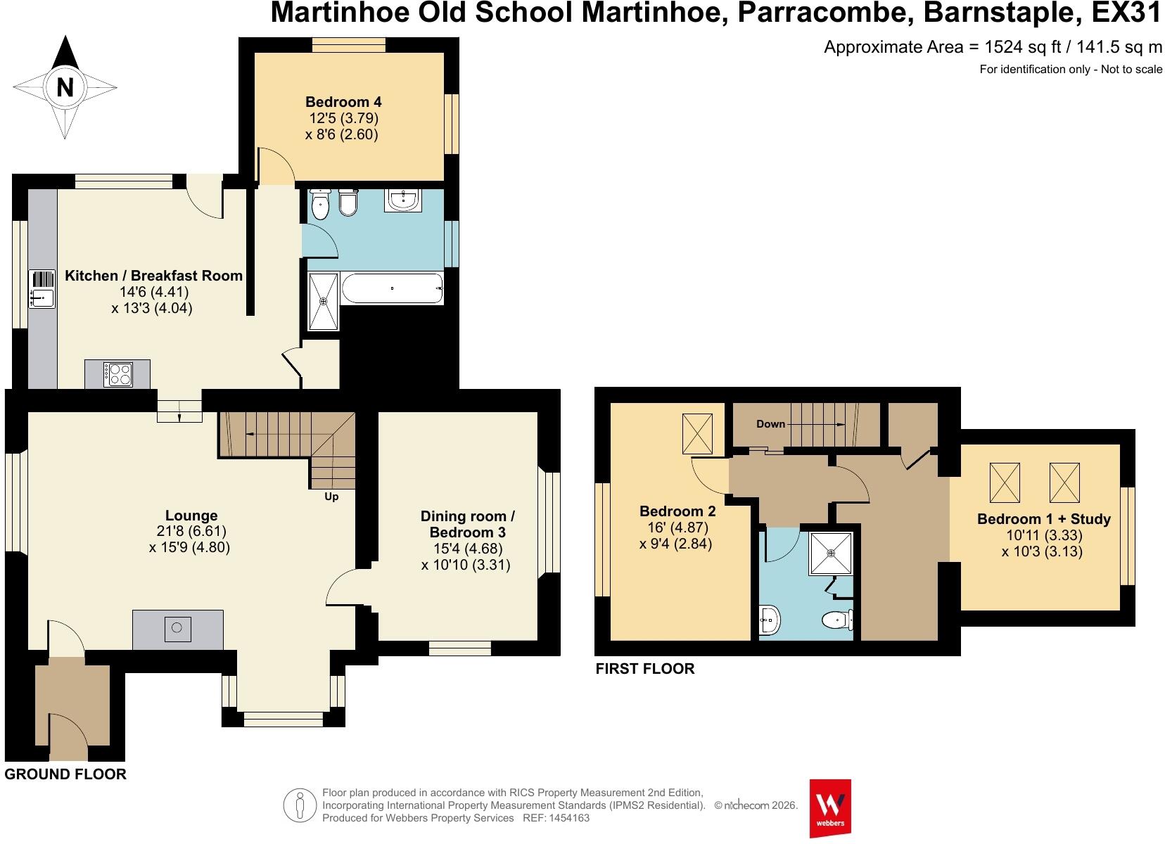 Martinhoe, Parracombe, Barnstaple, Devon, EX31 floorplan