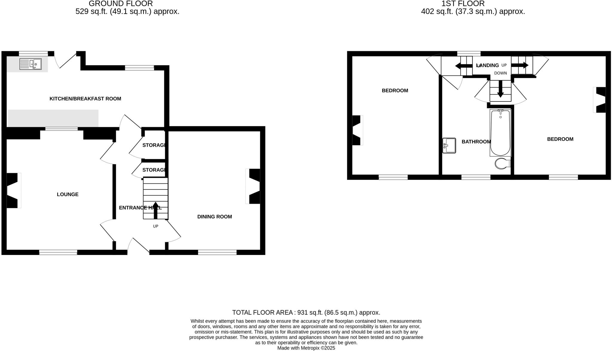 Ivy Green, Chard, Somerset, TA20 floorplan