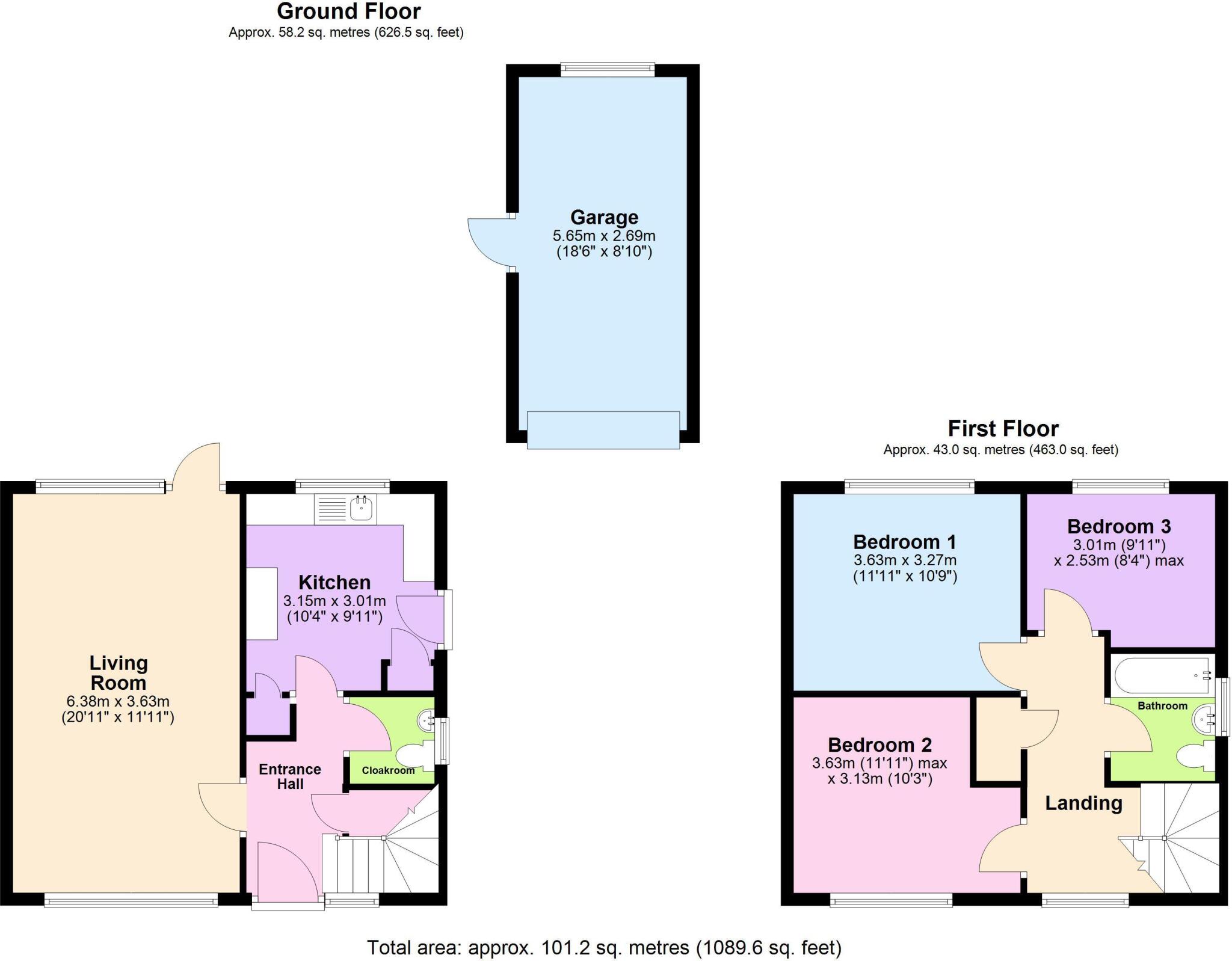 Priory Lane, North Wootton floorplan