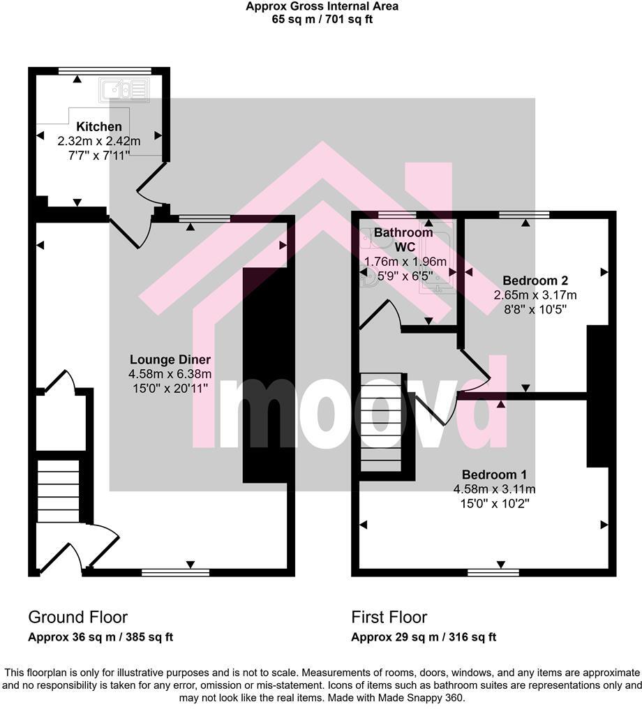 Queen Street, Grange Villa, Chester Le Street floorplan