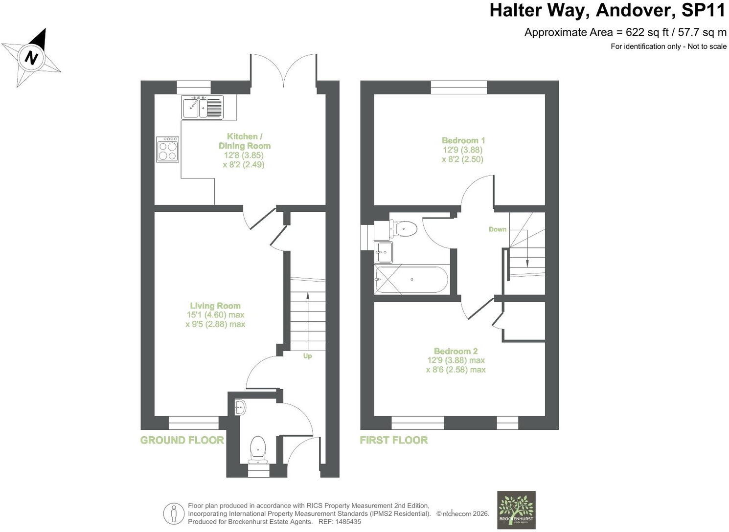 Halter Way, Picket Twenty, Andover, SP11 6BF floorplan