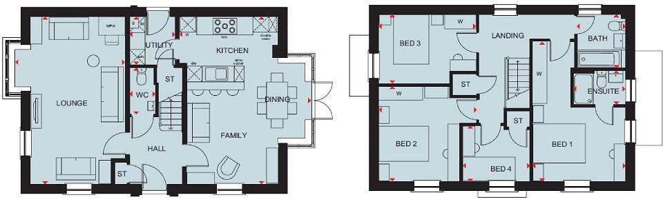 Henley Gate, Ipswich floorplan