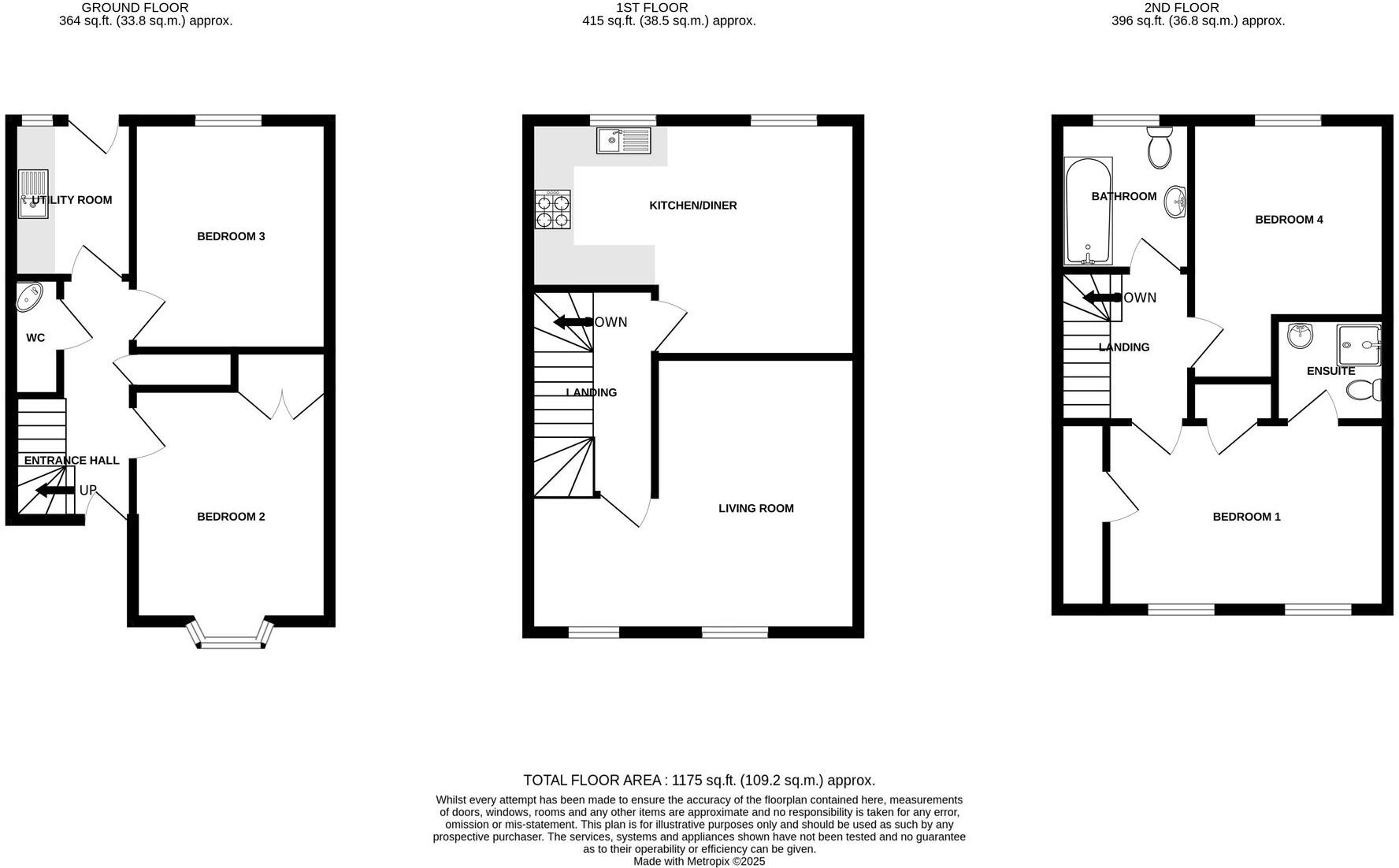 Ravensworth Gardens, Cambridge, CB1 floorplan