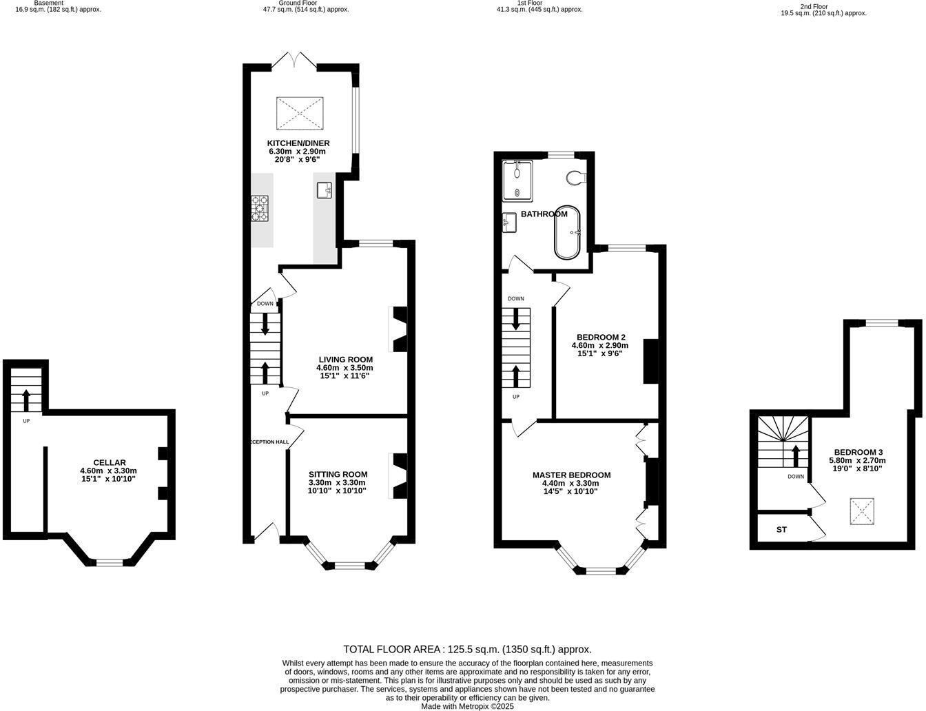 Elm Road, Hale floorplan