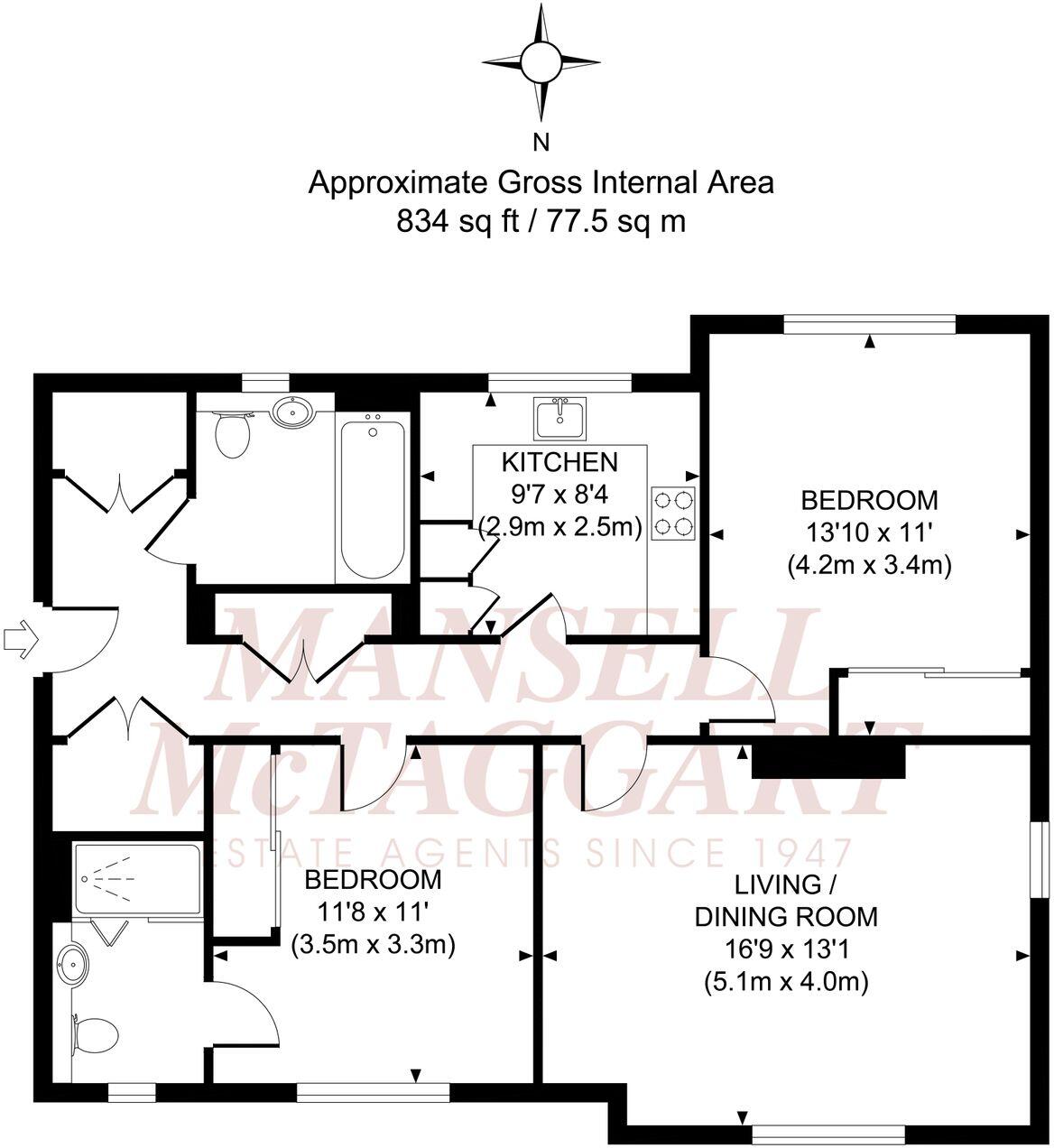 Cants Lane, Griffin House, RH15 floorplan
