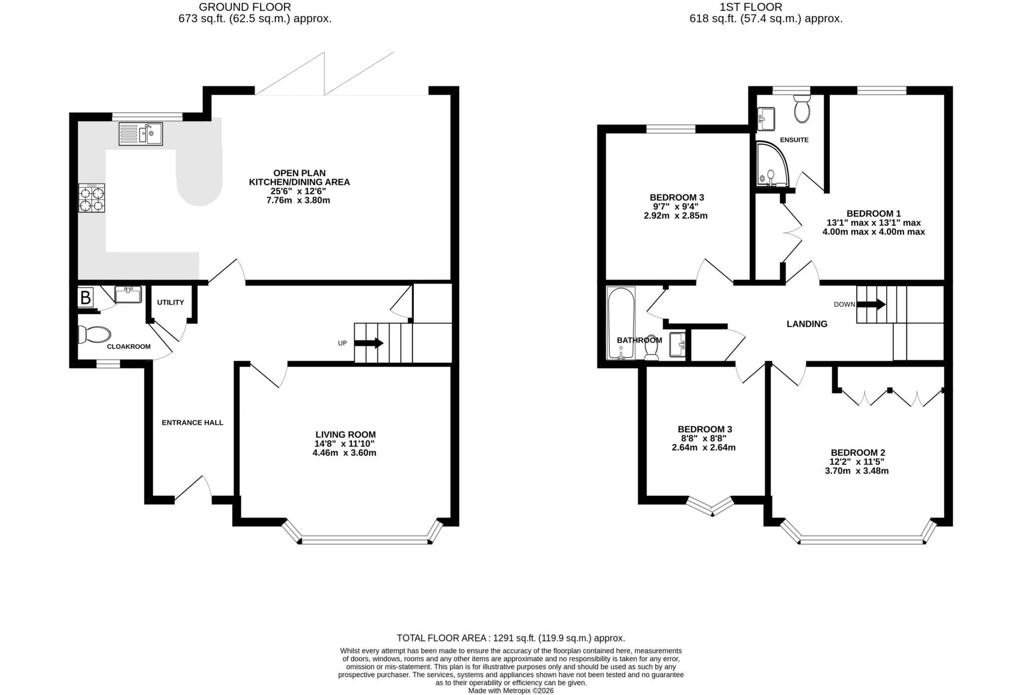Chalgrove Way, Emmer Green floorplan