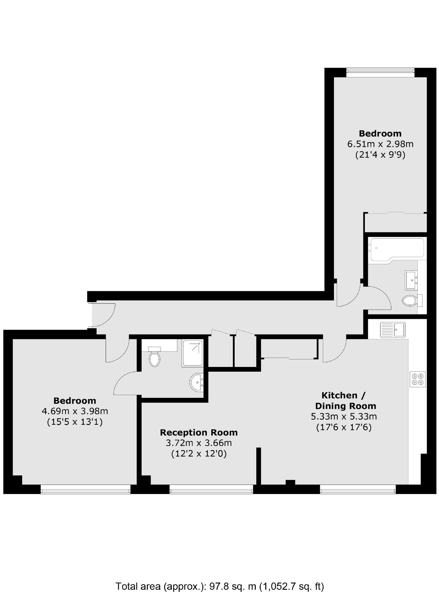 Tower Bridge Road, Tower Bridge floorplan