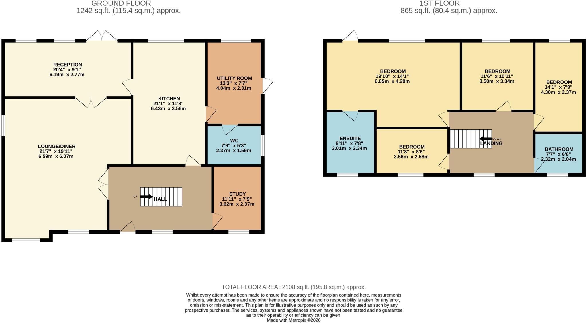 19 Tudor Villas, Burton Lane, Waltham Cross floorplan