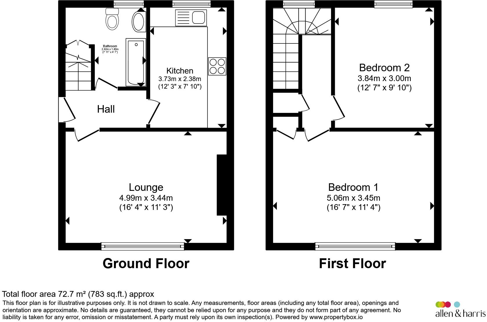 London Road, Glasgow floorplan