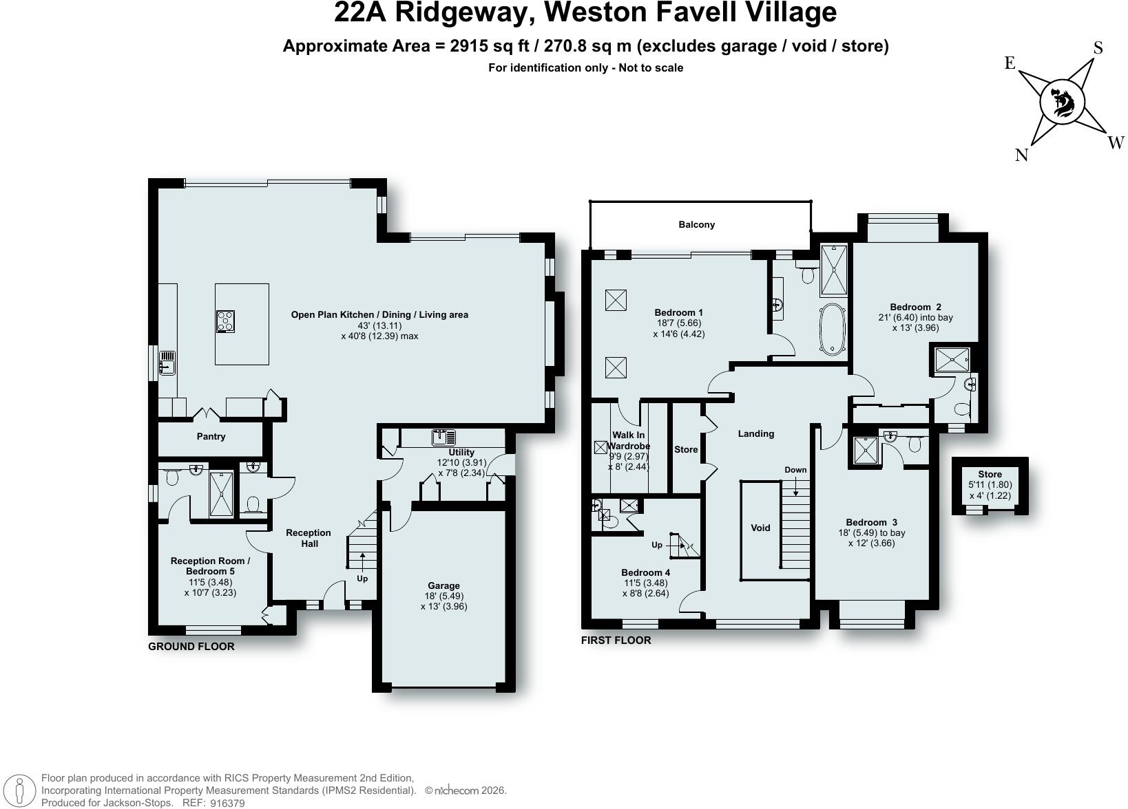 Ridgeway, Weston Favell Village, Northampton, Northamptonshire, NN3 floorplan