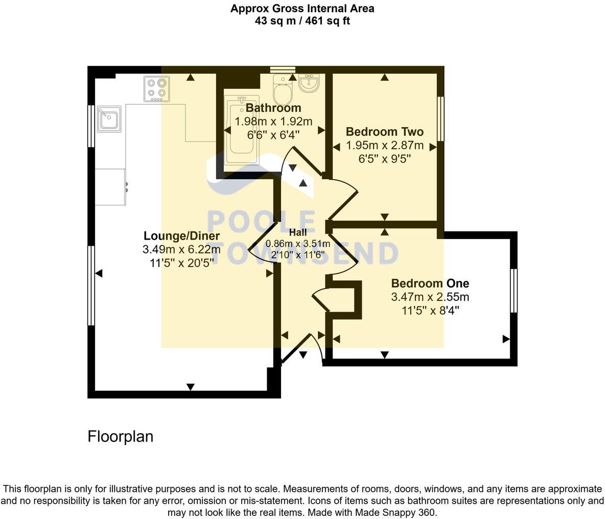23, Hawthorn Gardens floorplan