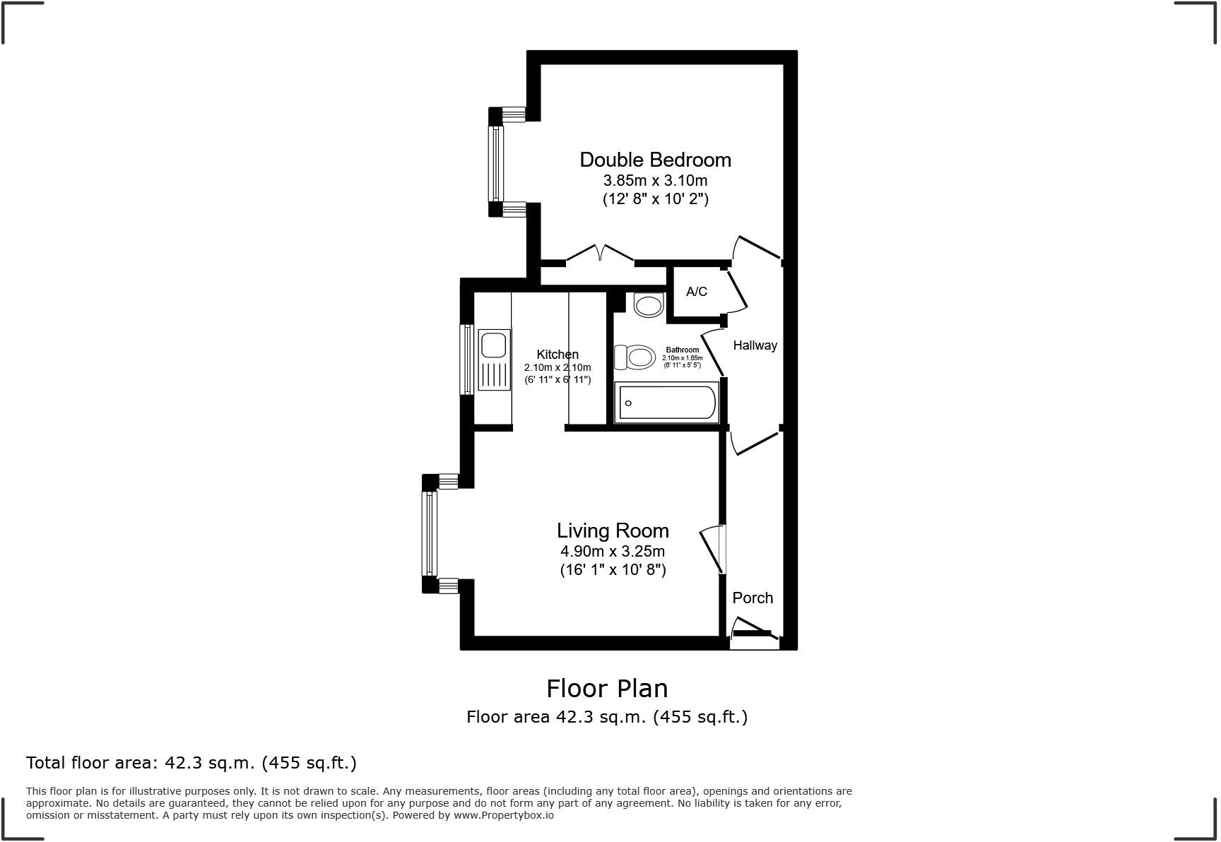 Amber Court, Redan Gardens, Aldershot floorplan
