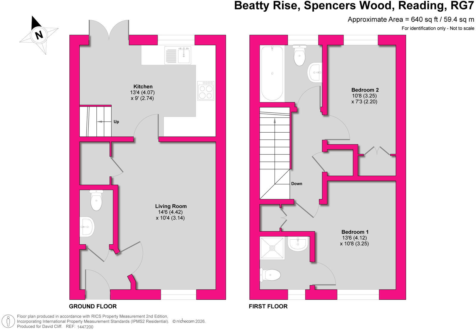 Beatty Rise, Spencers Wood, Reading, Berkshire, RG7 floorplan