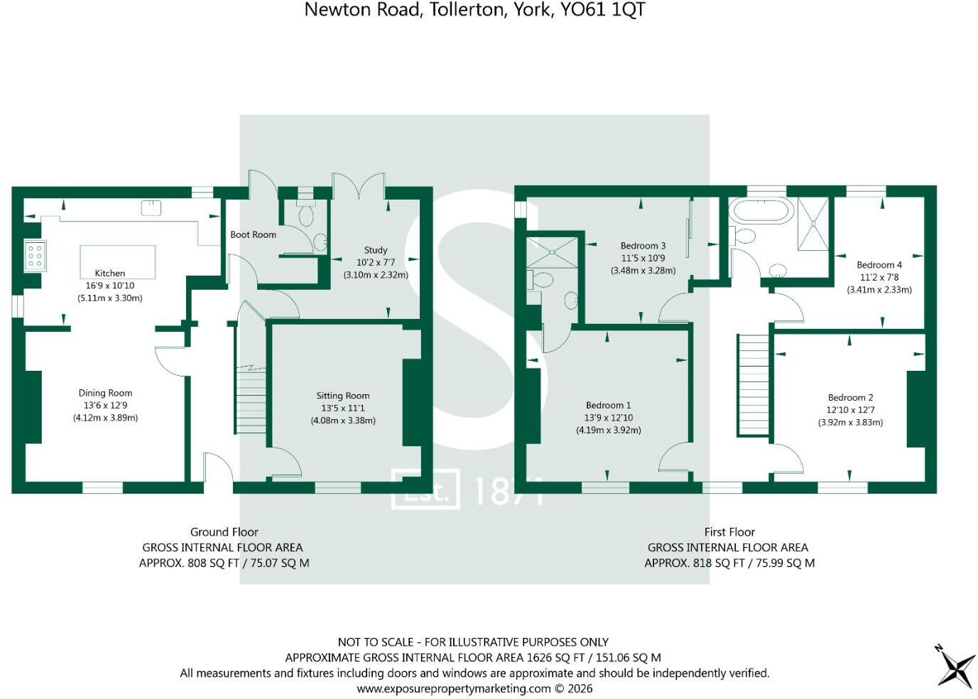 Newton Road, Tollerton floorplan
