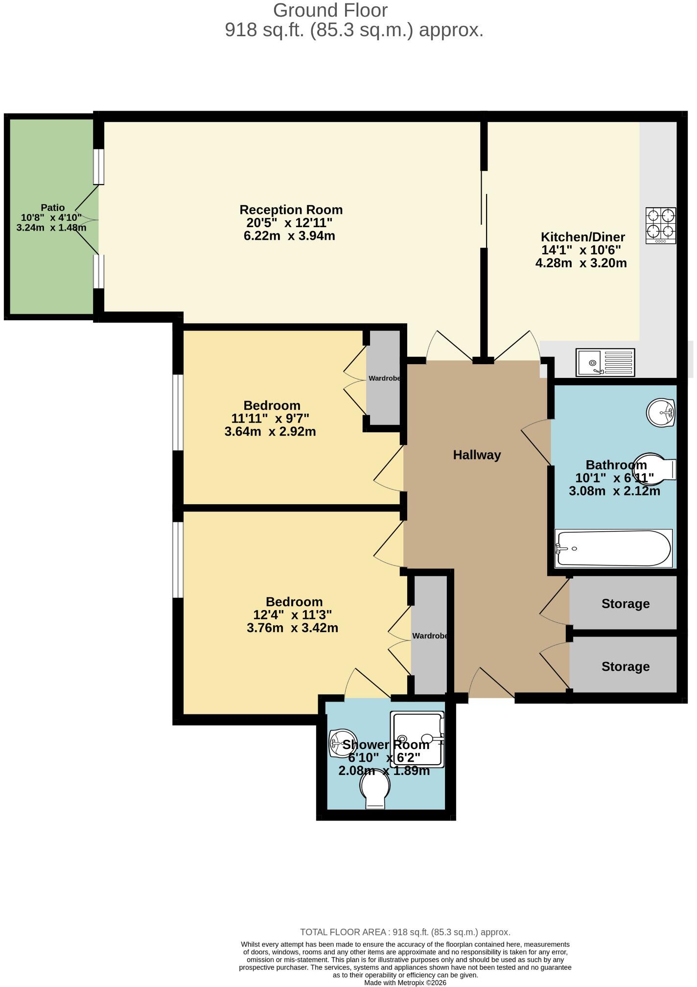 Bassett, Southampton floorplan