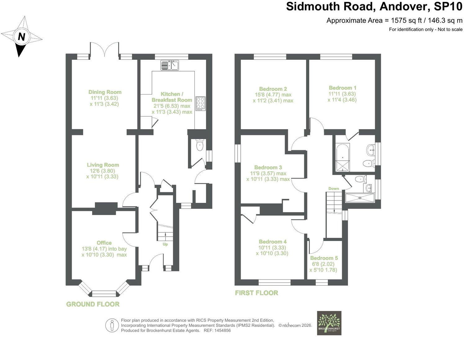 Sidmouth Road, Andover, SP10 2QB floorplan