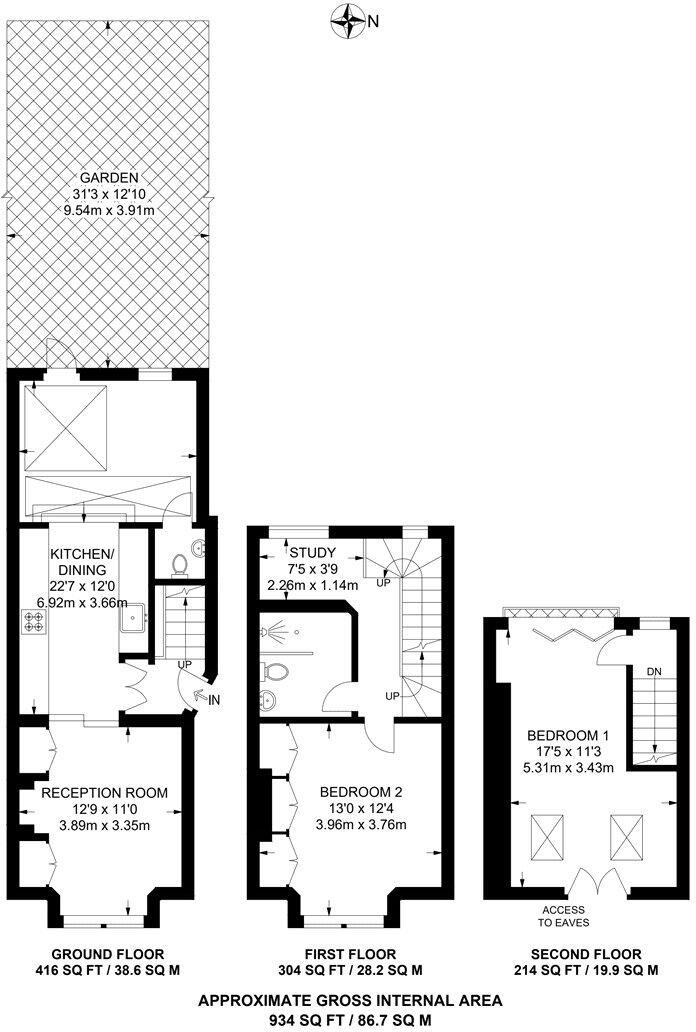 Landells Road, East Dulwich, London, SE22 floorplan