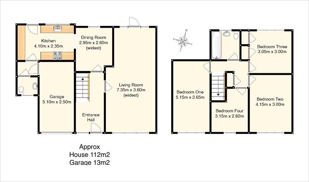23 Buckstone Crescent, Edinburgh, EH10 6PJ floorplan