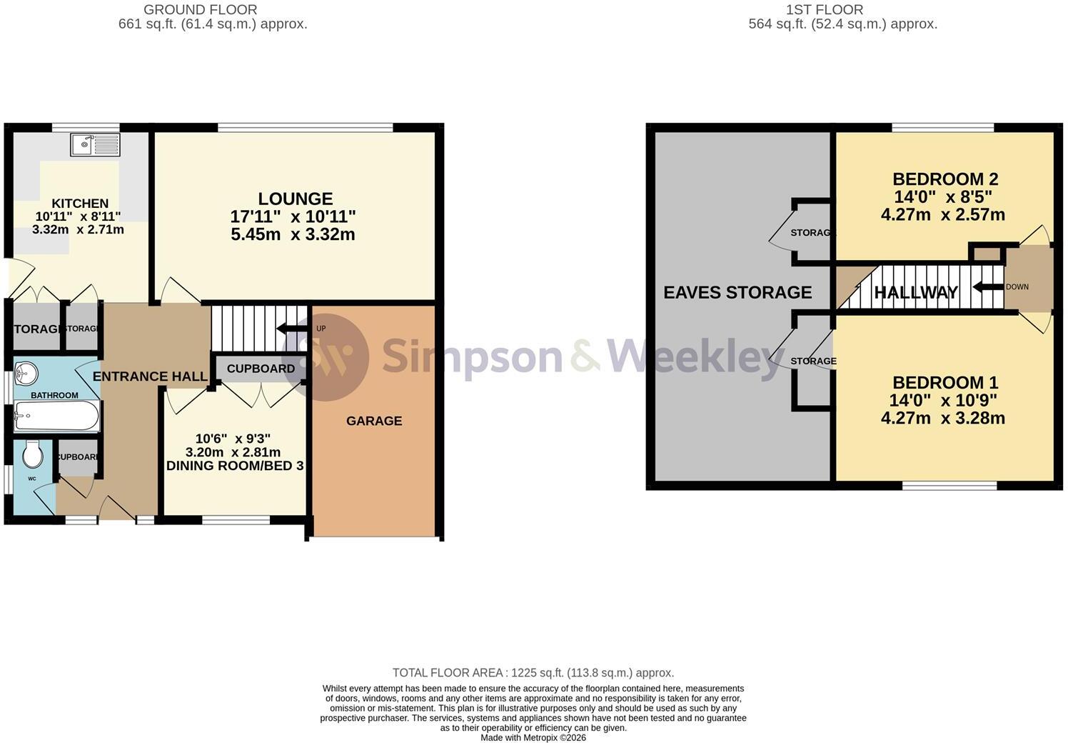 Edwards Drive, Wellingborough floorplan