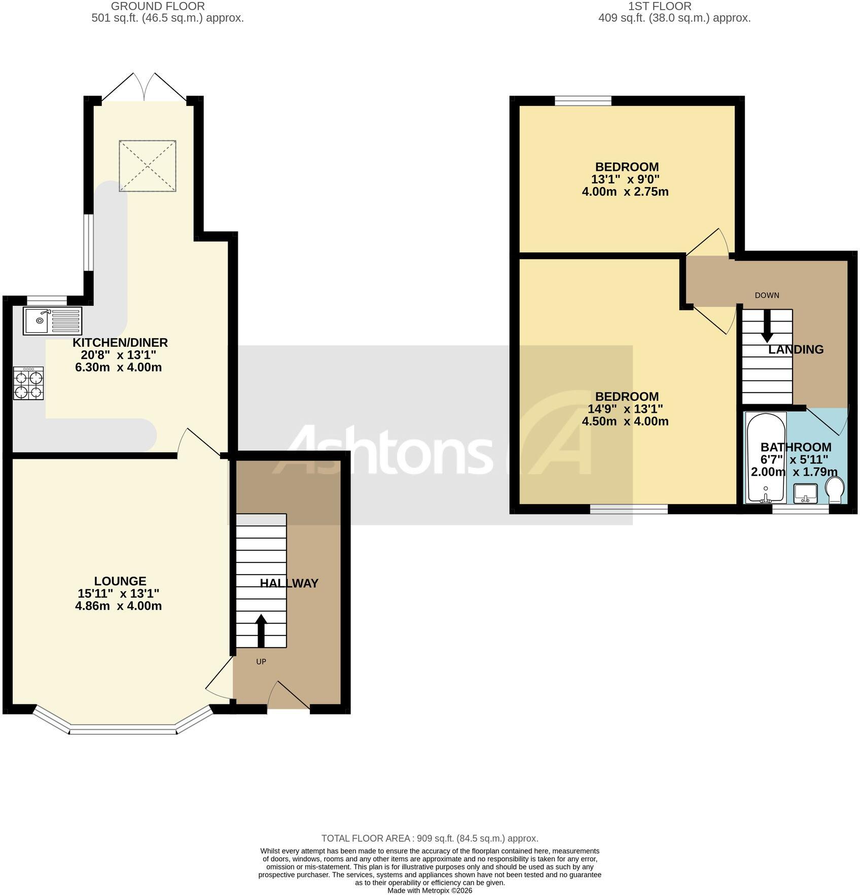 School Lane, Rixton, WA3 floorplan