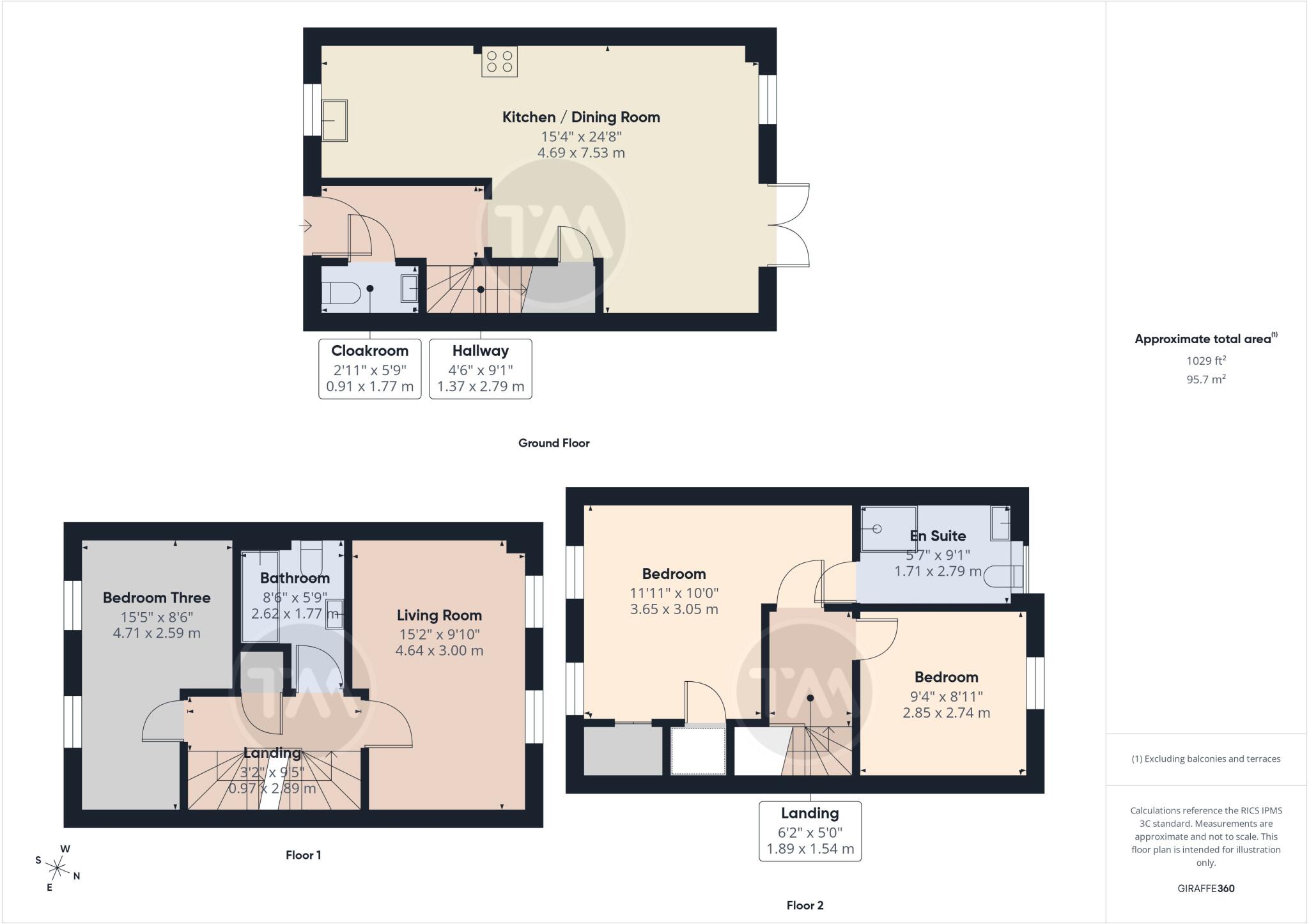 Bevington Way, Eynesbury, St. Neots, Cambridgeshire, PE19 floorplan