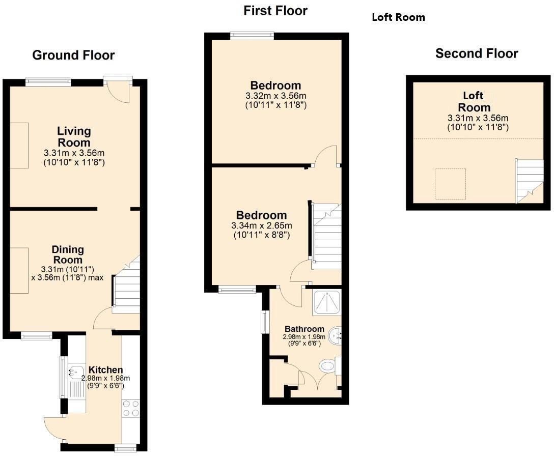 Cork Street, Eccles floorplan