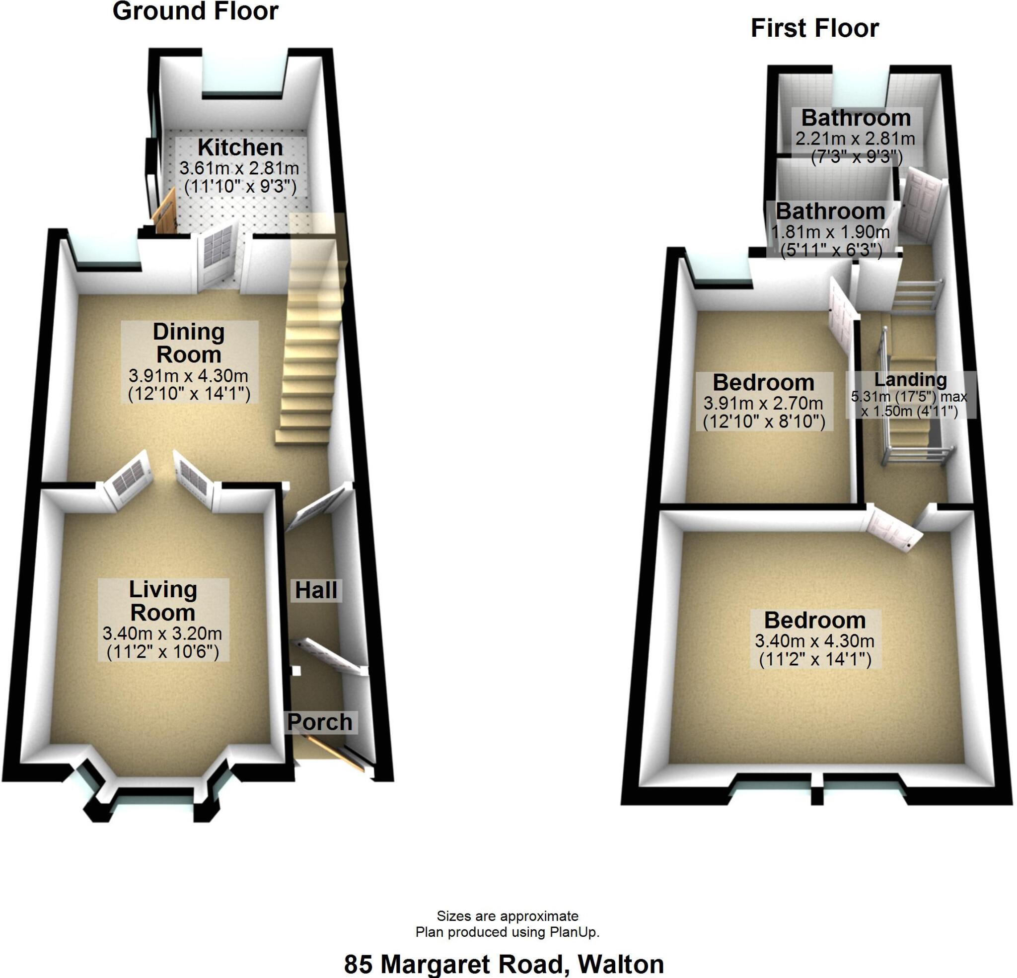 Margaret Road, Walton, Liverpool, Merseyside, L4 floorplan