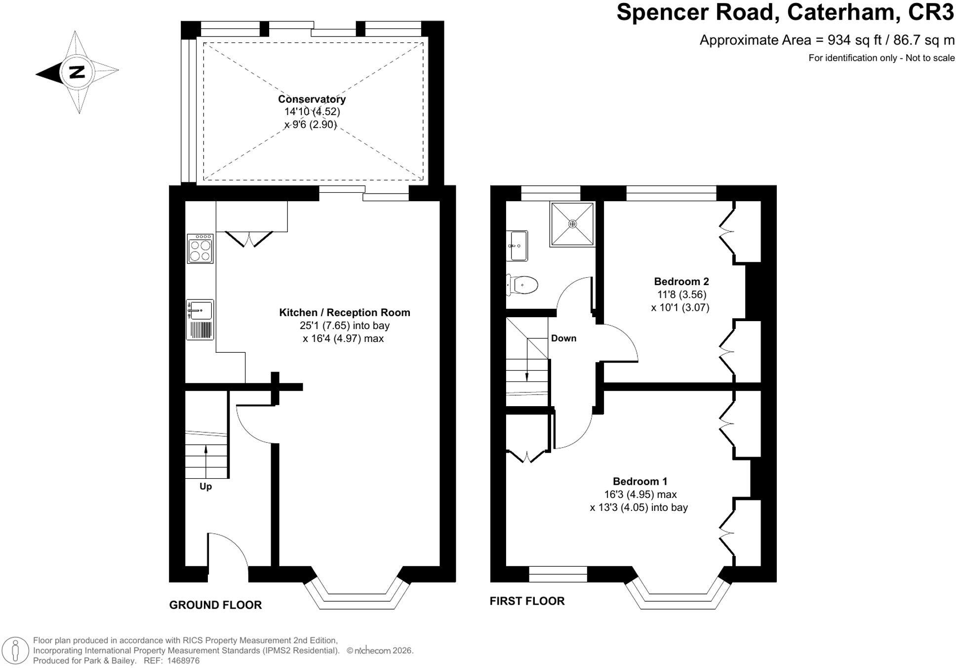 Spencer Road, Caterham, CR3 floorplan