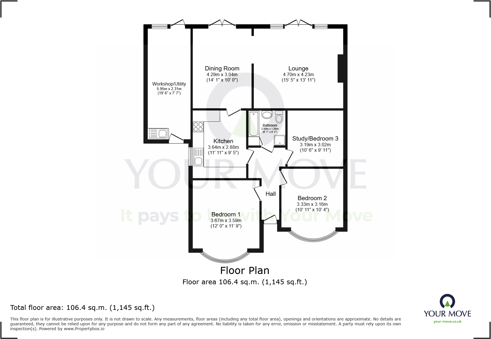 Pevensey Park Road, Westham, Pevensey, East Sussex, BN24 floorplan