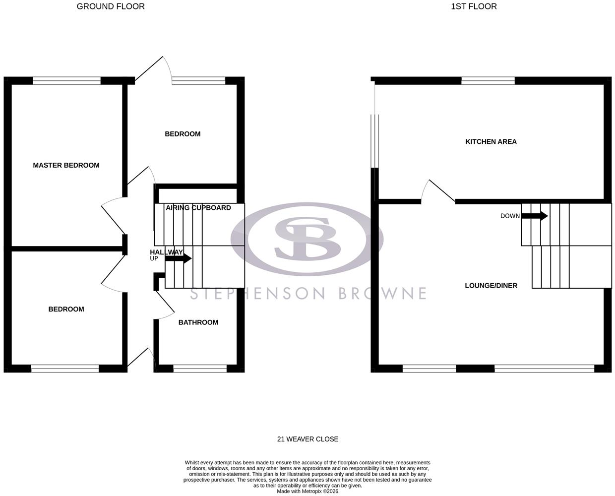Weaver Close, Alsager floorplan