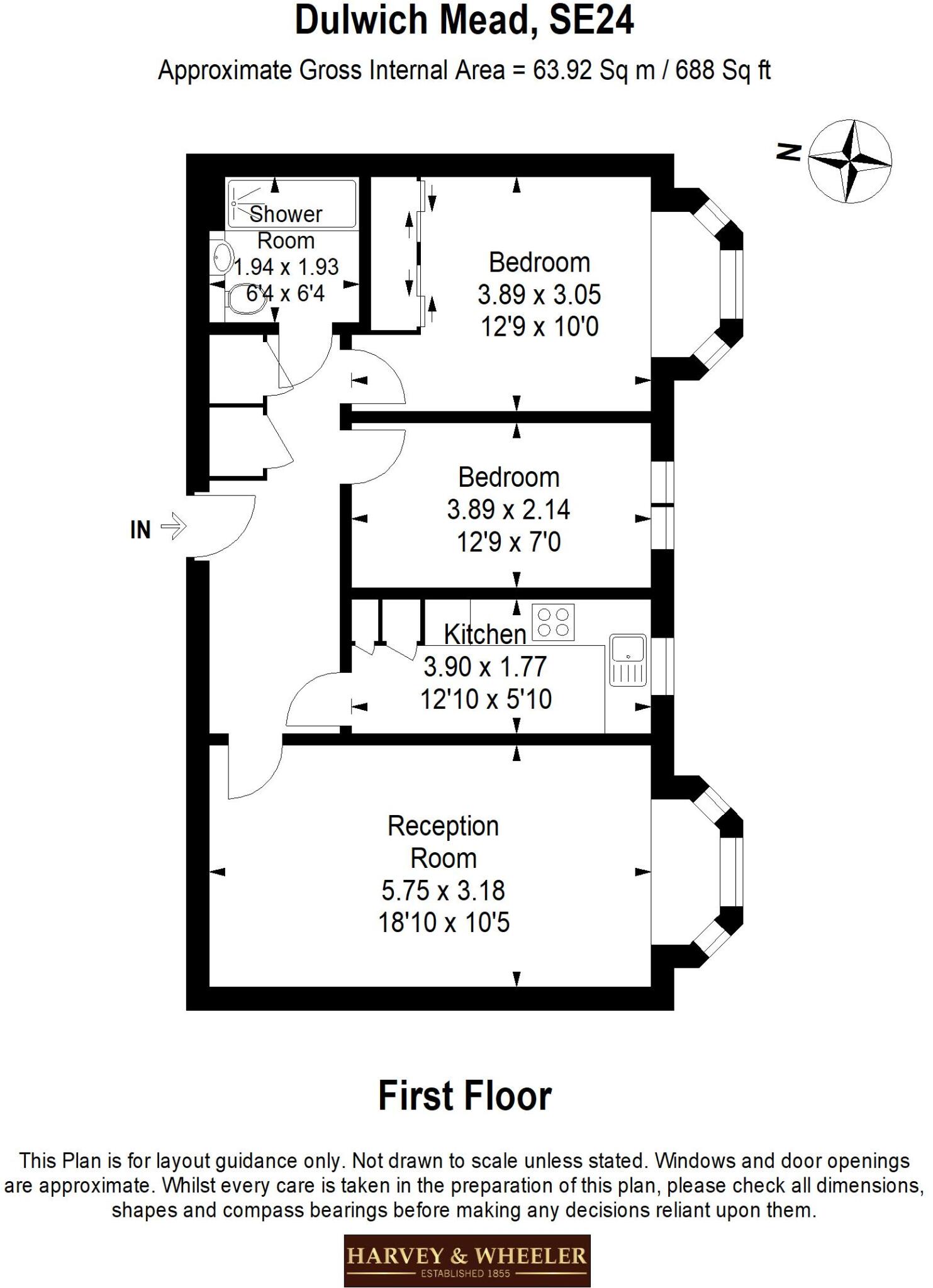 Dulwich Mead, Half Moon Lane, SE24 floorplan