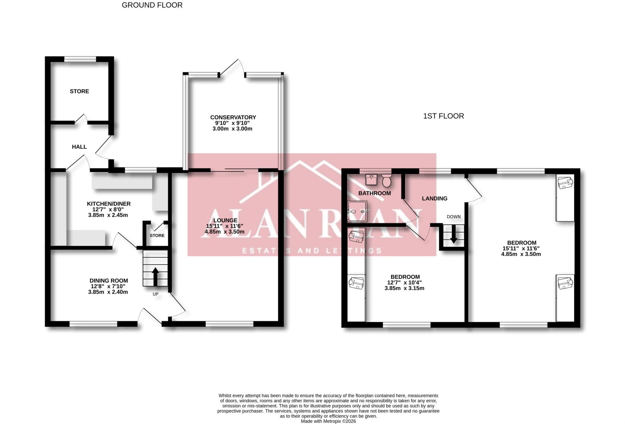 42 Eustace Street, Chadderton, Oldham floorplan