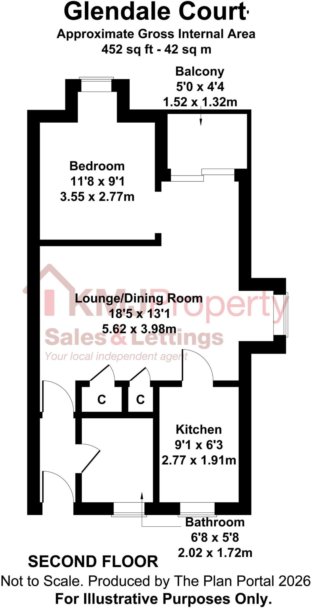 Glendale Court, Sandhurst Road, Tunbridge Wells floorplan
