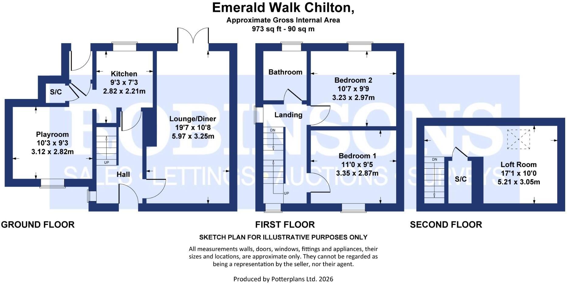 Emerald Walk, Chilton, Ferryhill floorplan