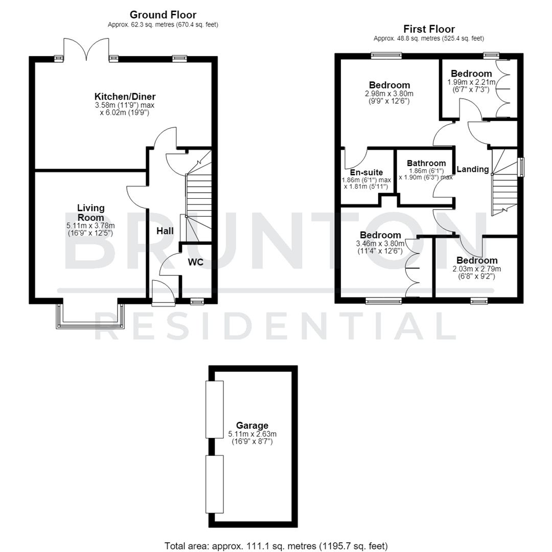 Langley Place, Walkergate, Newcastle upon Tyne, NE6 floorplan