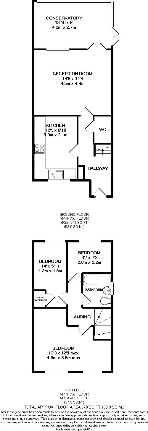 Church Mews, Station Road, Addlestone, KT15 floorplan