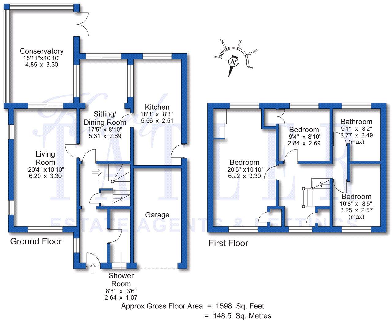 Brancote Gardens, Bromborough, Wirral floorplan